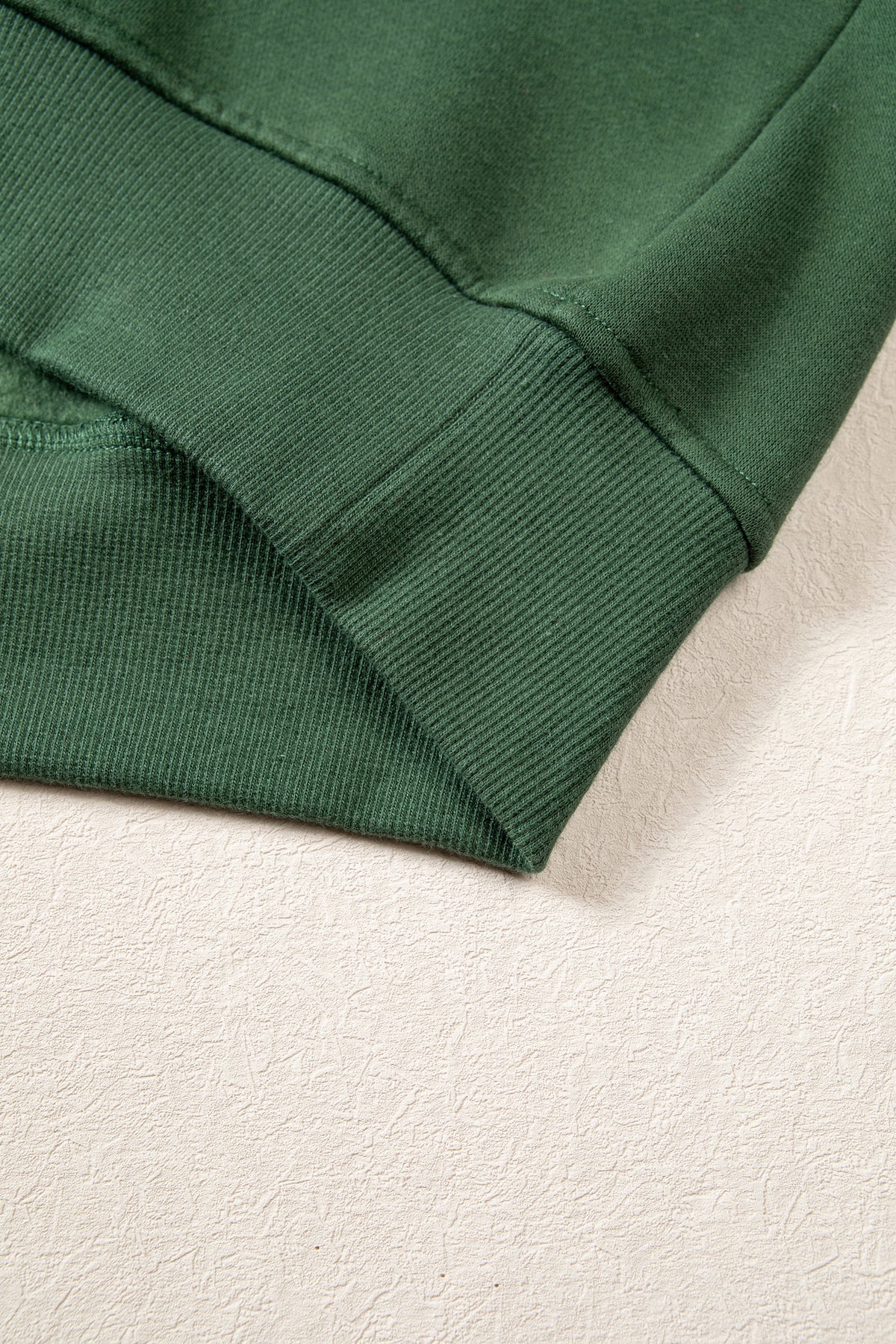 Evergreen Gingham Plaid Oversized Pullover Sweatshirt